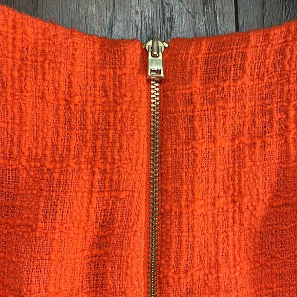 J. Crew Orange Tweed Sleeveless Sheath Dress - Picture 15 of 15